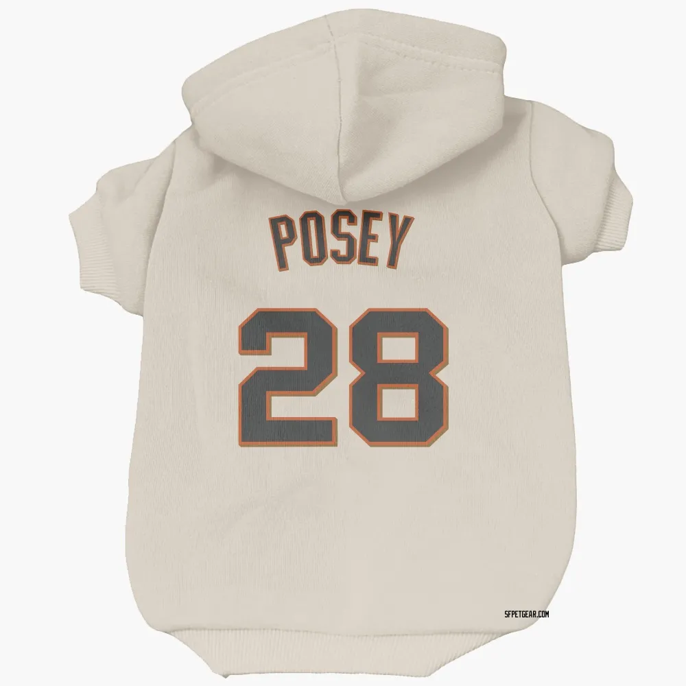 MLBPA Dog Jersey - Buster Posey #28 Pet Jersey - MLB San Francisco