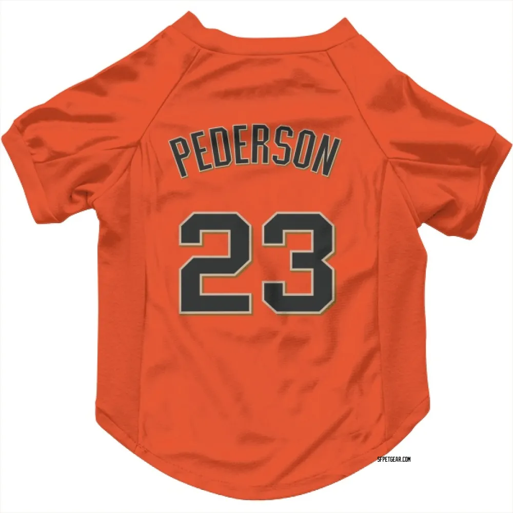 2022 Game Used Home Cream Jersey with SF Logo Pride Patch worn by #23 Joc  Pederson on 6/11 vs. LAD - 1-2, R - Size 48